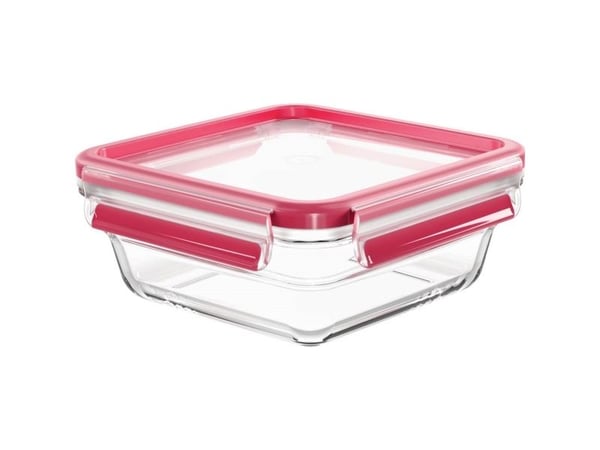 EMSA CLIP & CLOSE N10414, Boks, firkant, 0,8 l, Gjennomsiktig, Glass, 420 °C