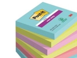 Post-it Super Sticky Notes Cosmic, 76mm x 76mm, 90 blad, pakke a 6 stk