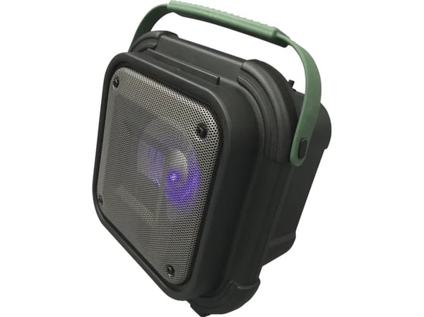 Reflexion OS01BT, 80 W, Ledning & Trådløs, USB Type-A, Stereo bærbar høyttaler, Grønn, Rektangel