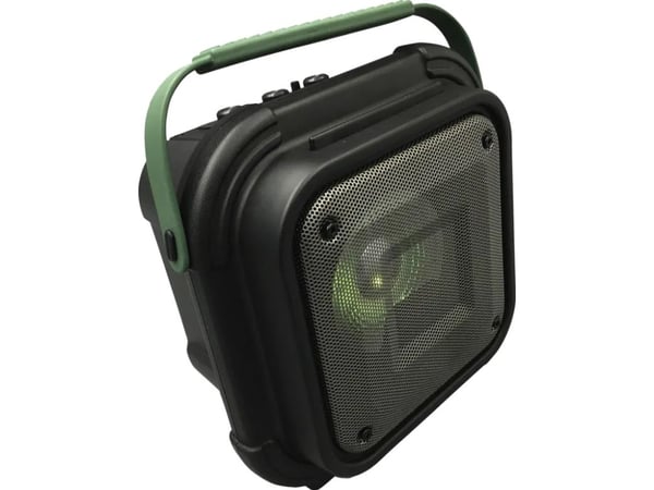 Reflexion OS01BT, 80 W, Ledning & Trådløs, USB Type-A, Stereo bærbar høyttaler, Grønn, Rektangel