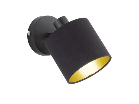Trio Spot vegglampe, utenpåliggende, sort Trio RL TOMMY R80331079