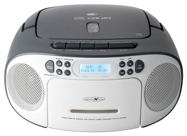 CD-radio Reflexion Reflexion Reflexion DAB+, DAB, FM Hvid, Grå