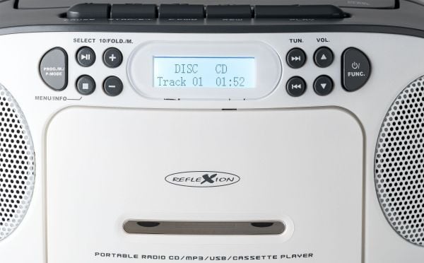 Reflexion RCR2260DAB, Bærbar, FM, DAB, UKW, PLL, 20 W, LCD, Blå, 3,5 mm