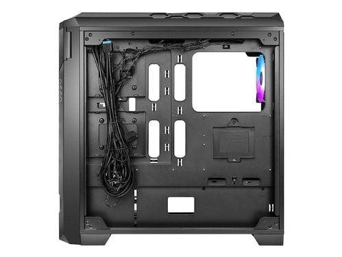 Azza STORM ARGB, Full Tower, PC, Svart, ATX, Micro ATX, EATX, Spilling, Blå, Grønn, Rød
