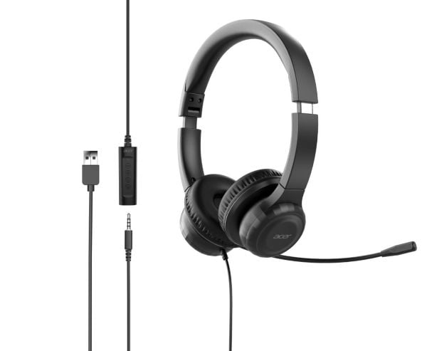 Acer AHW154 - Hodesett - full størrelse - kablet - svart