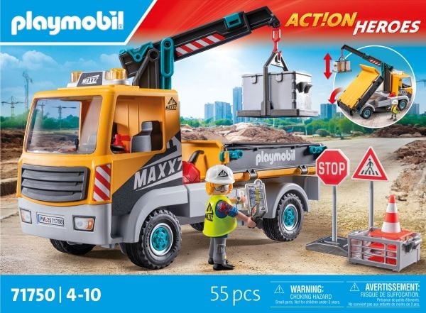 Playmobil Action 71750, Bomkran, 4 år, Flerfarget, Plast