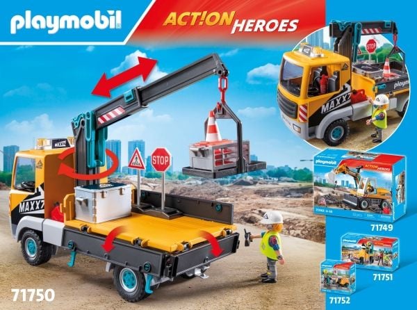 Playmobil Action 71750, Bomkran, 4 år, Flerfarget, Plast