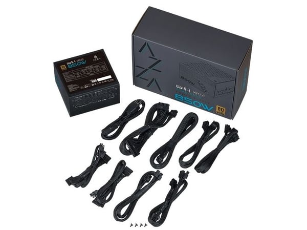 Azza PSAZ-850G, 850 W, 100 - 240 V, 10 A, 100 W, 840 W, 100 W
