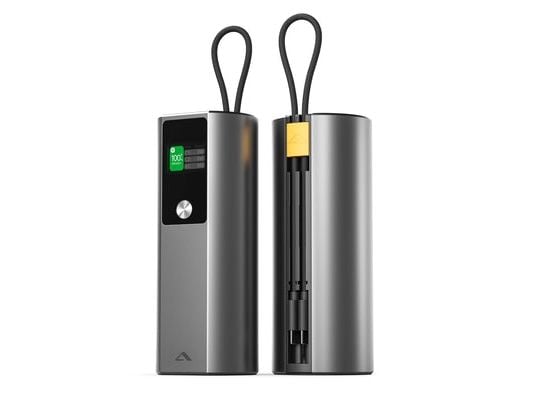 ALOGIC Ark Pro - Powerbank - USB-latauksella ja 50 cm:n irrotettavalla USB-C-kaapelilla - 5 / 9 / 12 / 15 / 20 / 28 V - 160 Watt - 27600 mAh - 99,3...