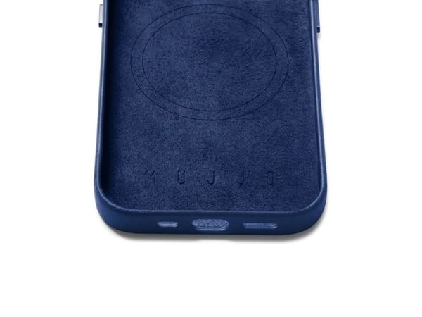 Mujjo Eco Leather Case, Suojus, Apple, iPhone 14 Pro, 15,5 cm (6.1"), Sininen