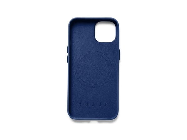 Mujjo Eco Leather Case, Suojus, Apple, iPhone 14, 15,5 cm (6.1"), Sininen