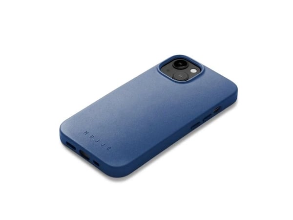 Mujjo Eco Leather Case, Suojus, Apple, iPhone 14, 15,5 cm (6.1"), Sininen