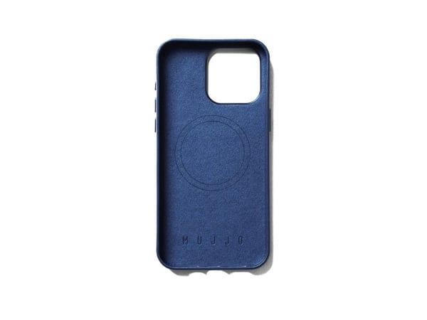 Troubadour Goods Limited Mujjo Full Nahka lompakko tapauksessa - tapauksissa suunniteltu iPhone 15 Pro Max, yhteensopiva MagSafe (monaco sininen)