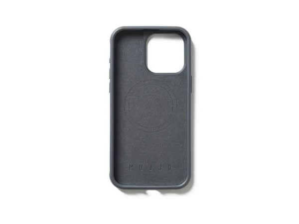 Troubadour Goods Mujjo iPhone 15 Pro Max Shield Impact Case - Teräksen sininen