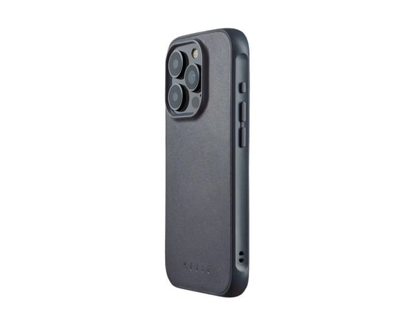 Troubadour Goods Mujjo iPhone 15 Pro Shield Iskukotelo - Teräksen sininen