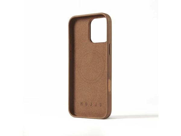 Troubadour Goods Mujjo nahkakotelo iPhone 16 Pro Maxille - ruskea