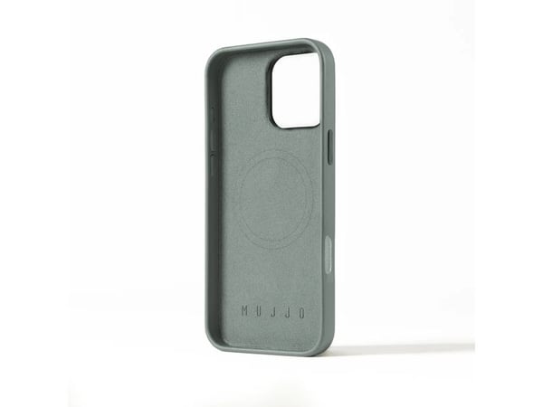 Mujjo Leather Case, Suojus, Apple, iPhone 16 Pro Max, 17,5 cm (6.9"), Vihreä