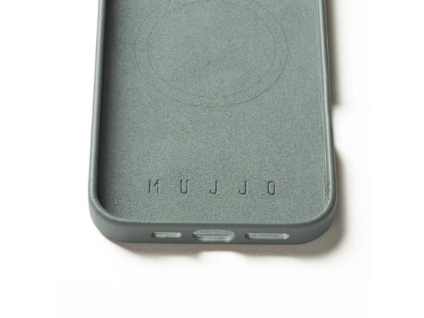 Mujjo Leather Case, Suojus, Apple, iPhone 16 Pro Max, 17,5 cm (6.9"), Vihreä