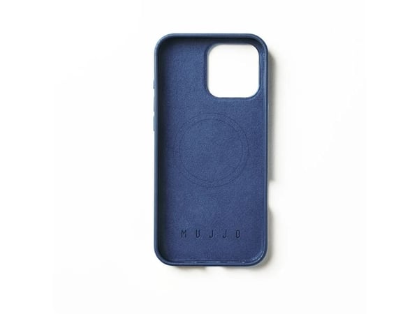 Troubadour Goods Limited Mujjo Odinis dėklas - nahkakotelo iPhone 16 Pro Max yhteensopiva su MagSafe (monaco mėlynas)