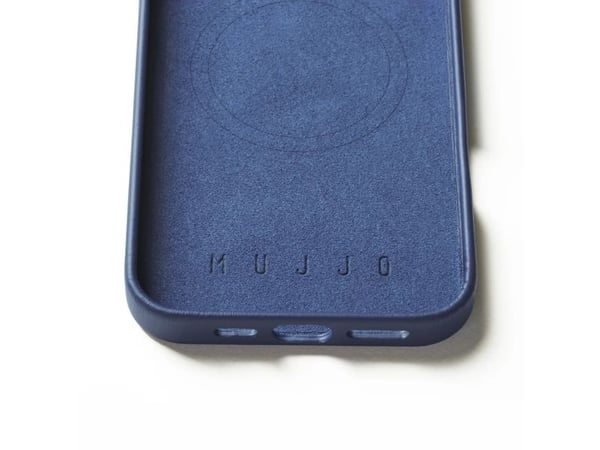 Troubadour Goods Limited Mujjo Odinis dėklas - nahkakotelo iPhone 16 Pro Max yhteensopiva su MagSafe (monaco mėlynas)