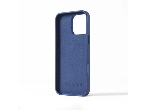 Troubadour Goods Limited Mujjo Odinis dėklas - nahkakotelo iPhone 16 Pro Max yhteensopiva su MagSafe (monaco mėlynas)