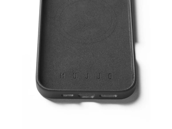 Troubadour Goods Limited Mujjo Nahkakotelo - Nahkakotelo iPhone 16 Pro Max yhteensopiva MagSafe (musta)