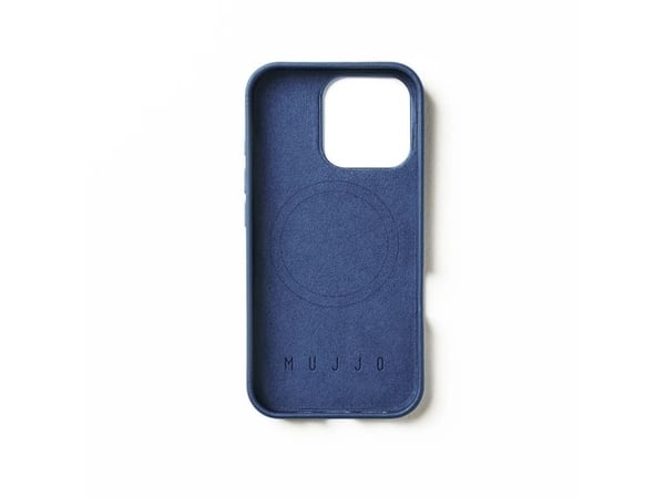 Troubadour Goods Limited Mujjo Nahkakotelo - nahkakotelo iPhone 16 Pro yhteensopiva MagSafe (monaco sininen) kanssa