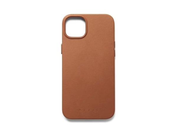 Troubadour Goods Limited Mujjo Full Leather Case - Nahkakotelo iPhone 14 Plus -puhelimelle yhteensopiva MagSafe (ruskea)