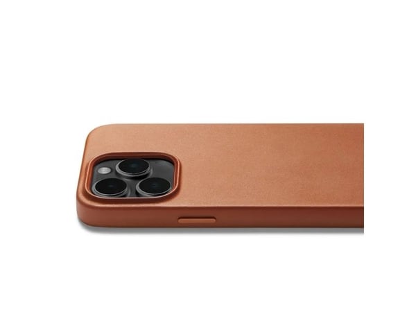 Troubadour Goods Limited Mujjo Full Leather Case - Nahkakotelo iPhone 14 Plus -puhelimelle yhteensopiva MagSafe (ruskea)