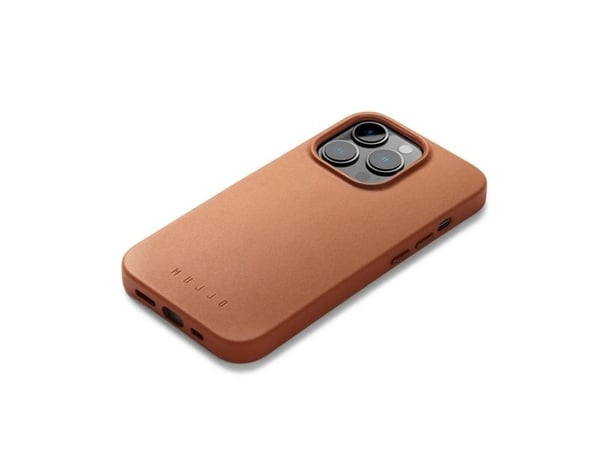 Troubadour Goods Limited Mujjo Full Leather Case - Nahkakotelo iPhone 14 Plus -puhelimelle yhteensopiva MagSafe (ruskea)