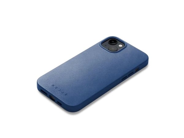 Mujjo Eco Leather Case, Suojus, Apple, iPhone 14/15 Plus, 17 cm (6.7"), Sininen
