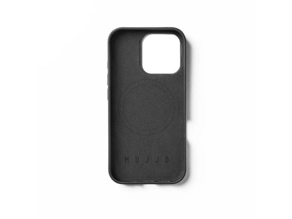 Troubaduuri Tavarat Mujjo Odinis dėklas iPhone 16 Pro juodas