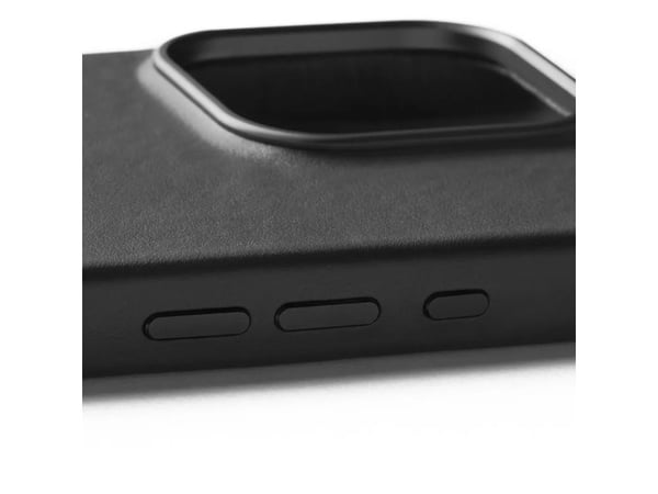 Troubaduuri Tavarat Mujjo Odinis dėklas iPhone 16 Pro juodas