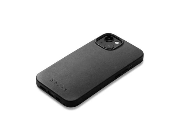 Mujjo Eco Leather Case, Suojus, Apple, iPhone 14, 15,5 cm (6.1"), Musta