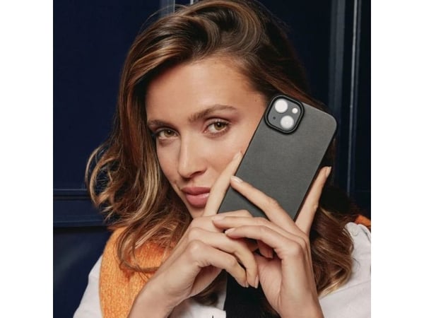 Mujjo Eco Leather Case, Suojus, Apple, iPhone 14, 15,5 cm (6.1"), Musta