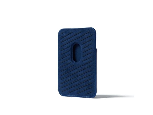 "Mujjo Nahkainen Magsafe-korttilompakko - täydellinen lisävaruste iPhonellesi - Monaco Blue"
