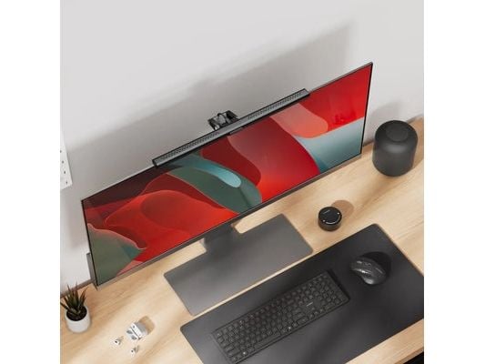 ALOGIC Illuminate -valopalkki, jossa on 4k-automaattitarkenteinen kamera - avaruudenharmaa