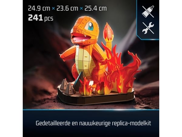 4D-pussel Pokemon 30 cm - Charmander