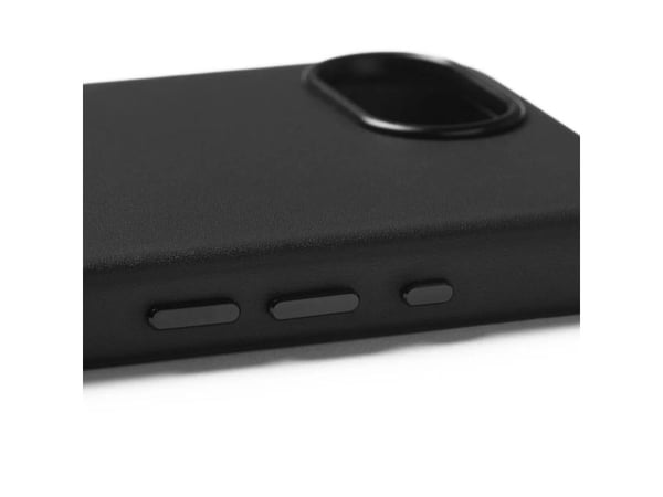 "Mujjo Nahkakotelo iPhone 16e:lle - ensiluokkaista eurooppalaista muotoilua ja kestävyyttä - MagSafe-yhteensopiva - mustaa