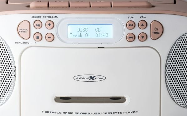 Reflexion RCR2260DAB, Bärbar, FM, DAB, UKW, PLL, 20 W, LCD, Blå, 3,5 mm