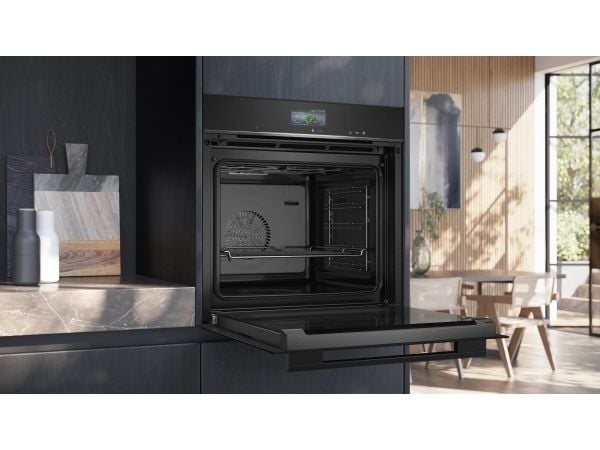 Siemens iQ700 HS736G1B2 - Ovn - med dampfunksjon - innebygd - Wi-Fi - fordypning - bredde: 56 cm - dybde: 55 cm - høyde: 58.5 cm - med selvrens - K...