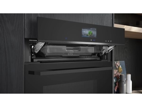 Siemens iQ700 HS736G1B2 - Ovn - med dampfunksjon - innebygd - Wi-Fi - fordypning - bredde: 56 cm - dybde: 55 cm - høyde: 58.5 cm - med selvrens - K...