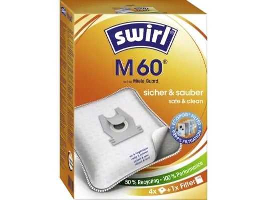 Swirl 233144, Støv pose, Hvit, Boks, 169 mm, 241 mm, 74 mm