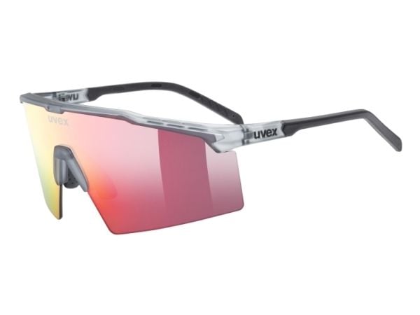 Uvex flowline, Multisportglasögon, Pojke/flicka, Delvis båglösa, Grå, Svart, 1 styck