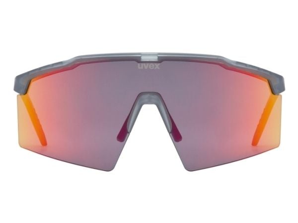 Uvex flowline, Multisportglasögon, Pojke/flicka, Delvis båglösa, Grå, Svart, 1 styck