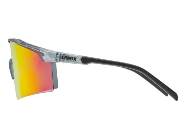 Uvex flowline, Multisportglasögon, Pojke/flicka, Delvis båglösa, Grå, Svart, 1 styck