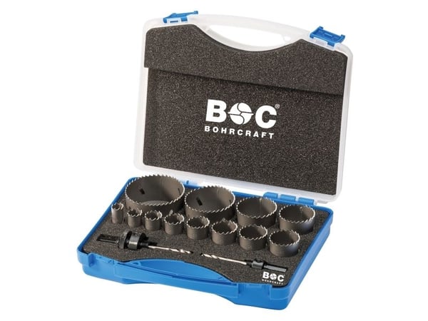 Bohrcraft Hulsavsæt RLS12 - 14 dele Bi-Metal HSS