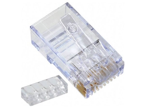 Molex Molex MOL DataCom & Specialty RJ-liitin 449150001 Liitin läpinäkyvä 1 kpl