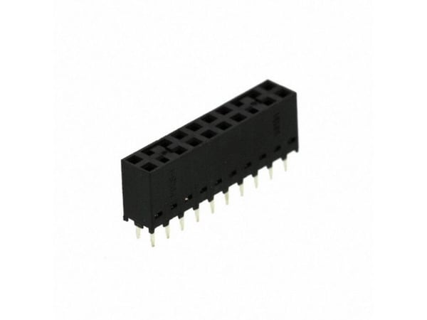 Molex uppoasennettava pistorasia (vakio) Napojen kokonaismäärä 20 Ristikkokoko: 2,54 mm 901512120 1 kpl Putki
