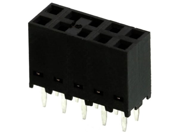 Molex Sisäänrakennettu pistorasiakisko (vakio) Napojen kokonaismäärä 10 Ristikon mitat: 2,54 mm 901512110 44 kpl Putki